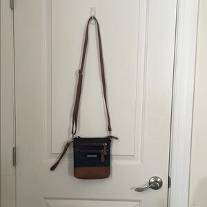 Stylish Black and Brown Crossbody Bag Stone & Co.